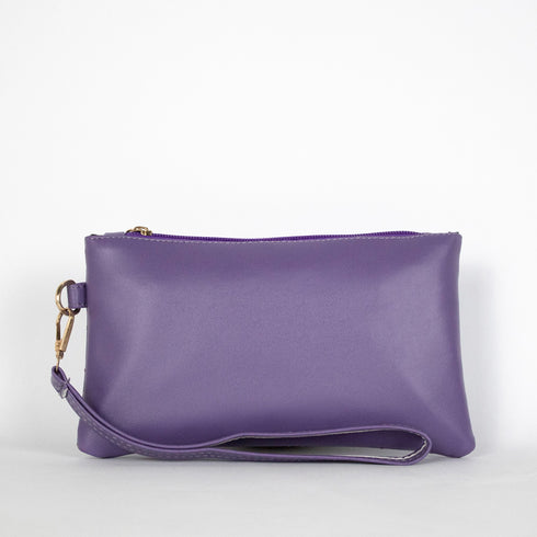 Rhombus Embroidery Accessories Pouch